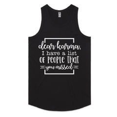 Dear Karma, I Have a List of People That You Missed