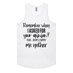 Remember When I Asked for Your Opinion? Me Neither