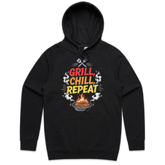 Grill Chill Repeat BBQ T-Shirt