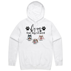 Personalized "Love is a Four Legged Word" T-Shirt