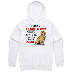 Personalized Funny Golden Retriever Father's Day T-Shirt