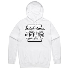 Dear Karma, I Have a List of People That You Missed