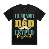 Husband Dad Crypto Legend T-Shirt
