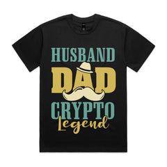 Husband Dad Crypto Legend T-Shirt