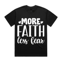 MORE FAITH less fear