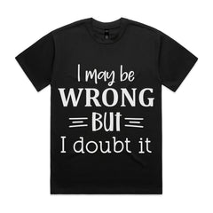 I May Be Wrong, But I Doubt It