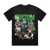 Retro Vintage Bootleg Shirt, Custom Your Tee, Personalized With Kids, Sport