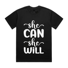 She Can, She Will