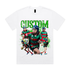 Retro Vintage Bootleg Shirt, Custom Your Tee, Personalized With Kids, Sport