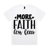 MORE FAITH less fear
