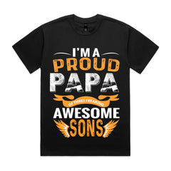 I’m a Proud Papa of Three Awesome Sons T-Shirt
