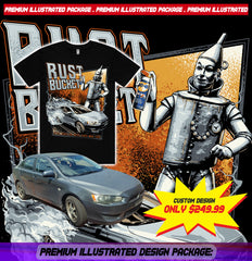 Premium Illustrated Design Package - Upload Your Own Image