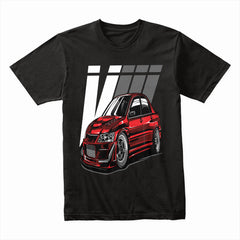 Evolution VIII Street Warrior T-Shirt — Red Turbo Beast Edition