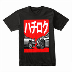 Hachiroku Evolution T-Shirt — AE86 vs. 86 Legacy