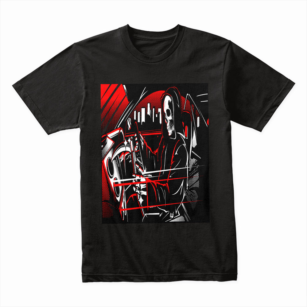 Grim Racer — Night Ride Death Driver T-Shirt