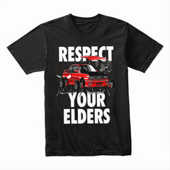 Respect Your Elders — Classic BMW E30 Build T-Shirt