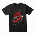 Red Supra Rising: JDM Japan Drift T-Shirt