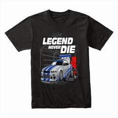 Legend Never Die – Skyline Tribute JDM T-Shirt
