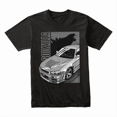 Godzilla R34 – JDM King of the Streets T-Shirt