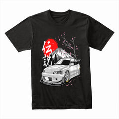 JDM Legend Civic – Mount Fuji Drift Spirit T-Shirt
