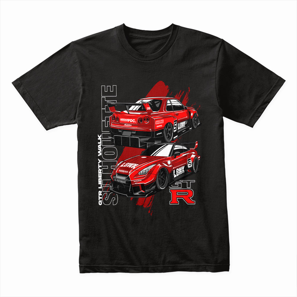 Liberty Walk GTR Silhouette Racing Legends T-Shirt