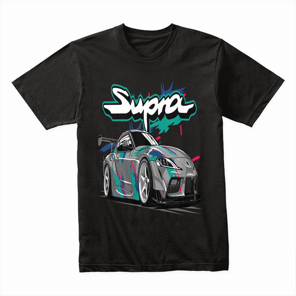 Toyota Supra A90 Neon Drift T-Shirt – JDM Legend Street Style Tee
