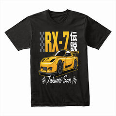 RX-7 Takumi-San T-Shirt – Rotary Drift Legend Tee