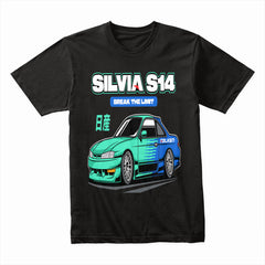 Silvia S14 Break The Limit T-Shirt – JDM Drift Icon Streetwear Tee