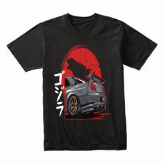 Godzilla R34 Skyline T-Shirt – JDM King of the Streets Tee
