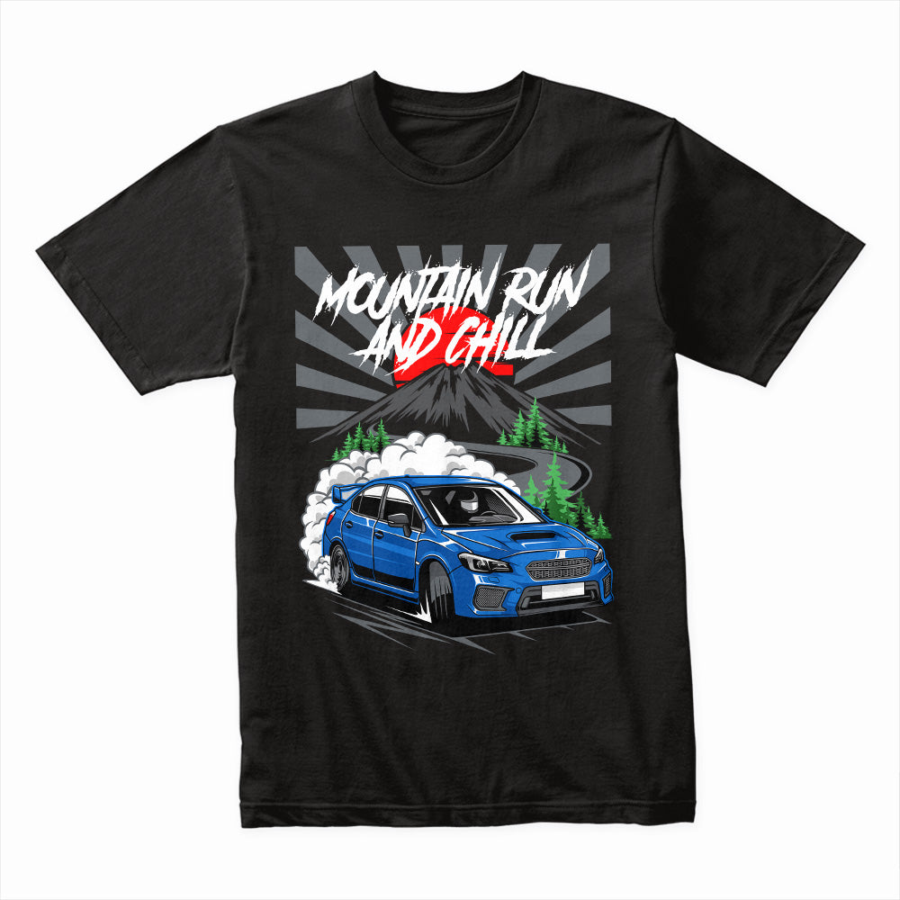 Mountain Run and Chill T-Shirt – Subaru WRX JDM Touge Drift Tee