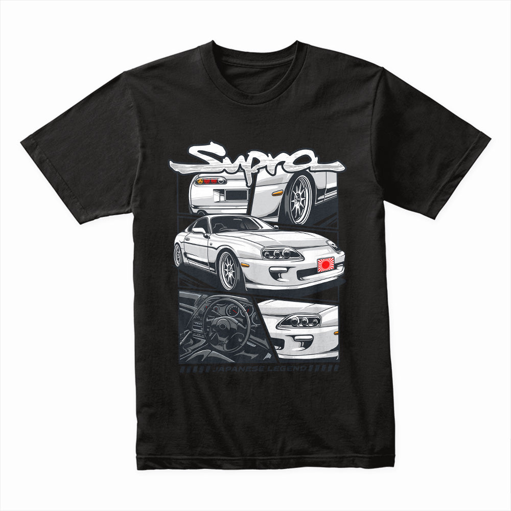 Supra Japanese Legend T-Shirt – Turbocharged JDM Icon Tee