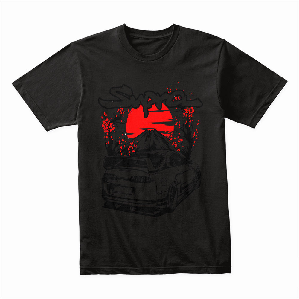 Supra Mt. Fuji Sunset T-Shirt – JDM Turbo Legend Tee