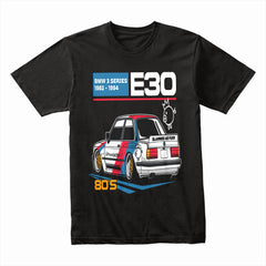 BMW E30 Slammed 80’s Pandem T-Shirt