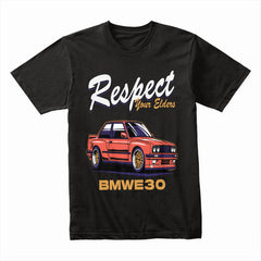 BMW E30 Respect Your Elders T-Shirt