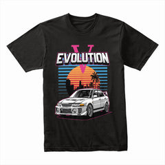 Evolution V JDM Retro Sunset T-Shirt