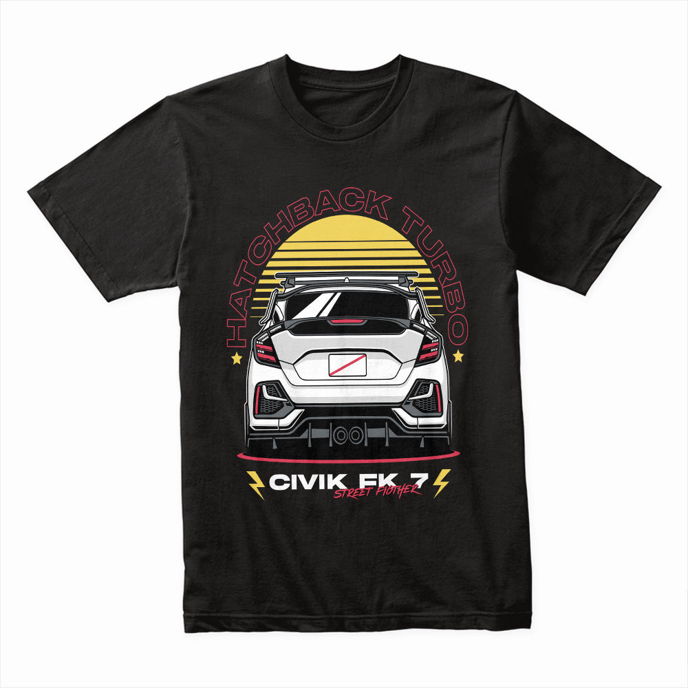 Hatchback Turbo Civic EK7 Street Hunter T-Shirt