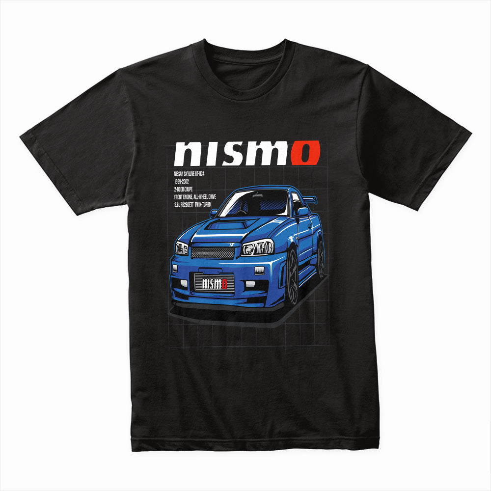 NISMO Skyline R34 GTR T-Shirt – Godzilla JDM Icon Edition