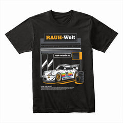 Rauh-Welt Begriff Porsche 911 T-Shirt – Vintage Apple Racing Edition