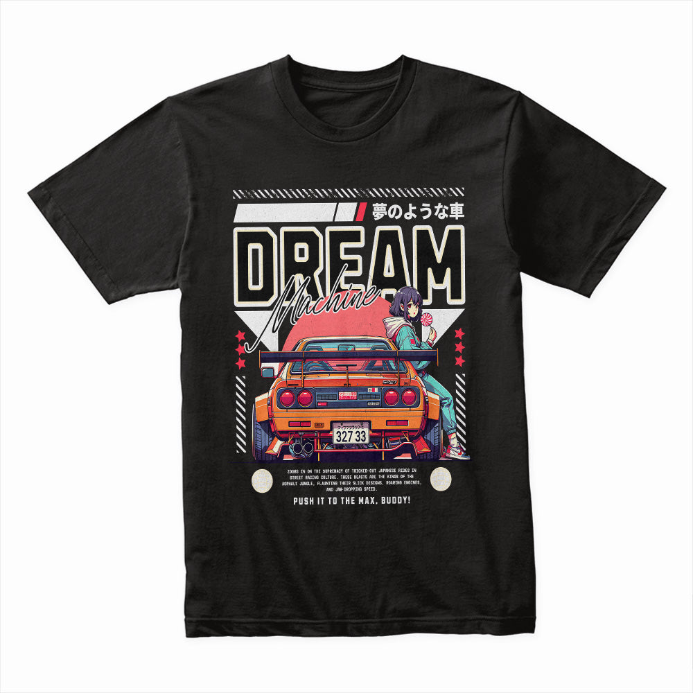 Dream Machine: Retro Racer Streetwear Tee