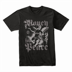 Celestial Hustle: Money & Peace Angel Tee