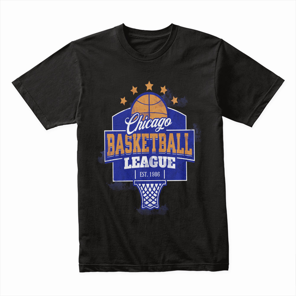 Windy City Hoops: Chicago Basketball League Tee