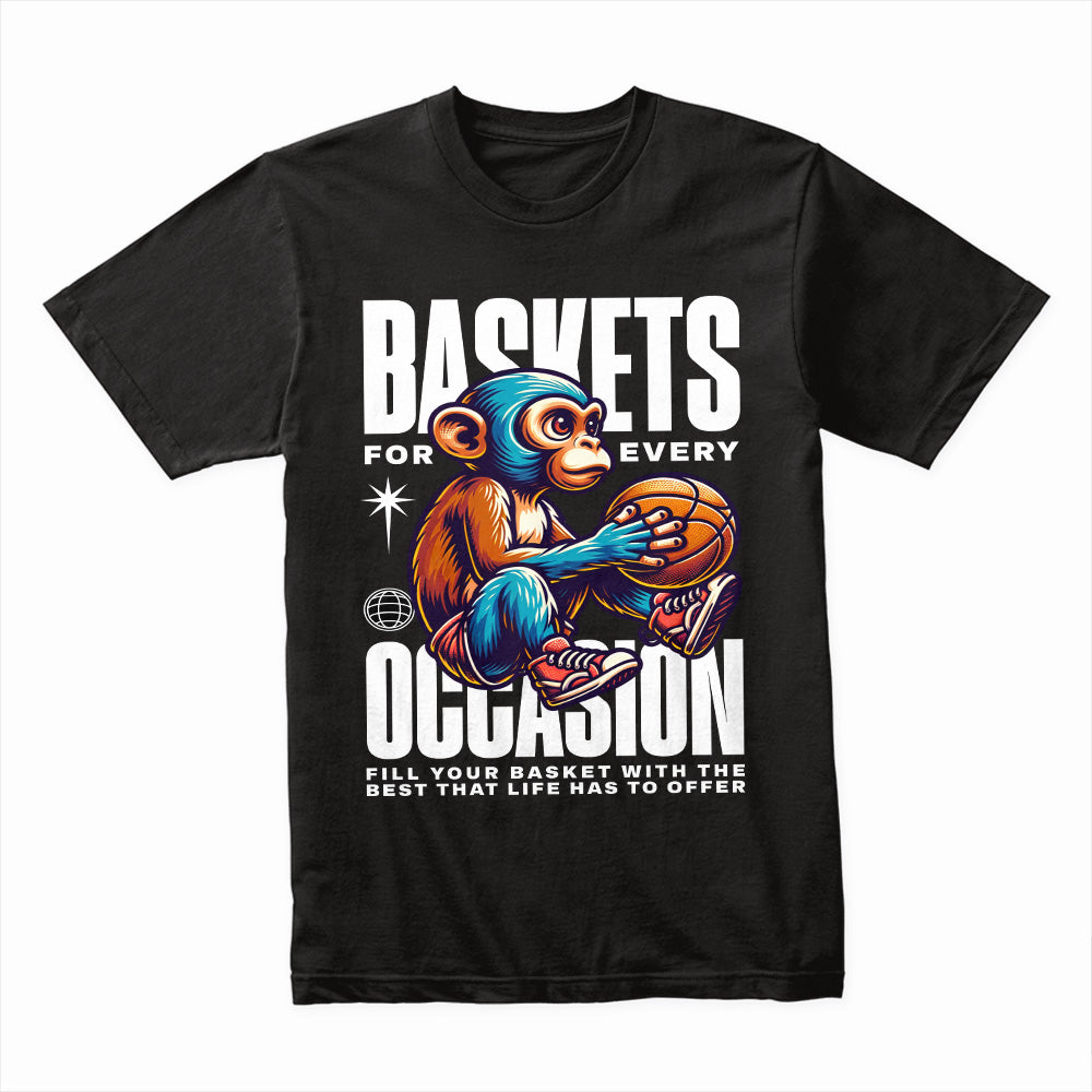 Monkey Hoops: Baskets for Every Occasion Tee