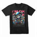 Urban Serenity: Vibrant “I’m OK” Teddy Tee