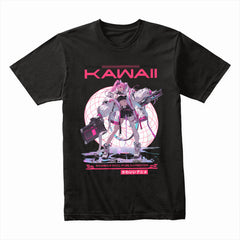 Pixel Kawaii: Cyberpunk Waifu Tee
