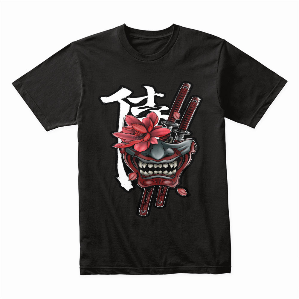 Samurai Oni: Blade & Blossom Tee