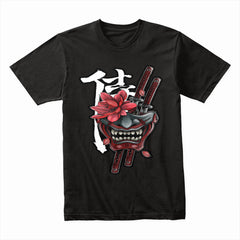 Samurai Oni: Blade & Blossom Tee