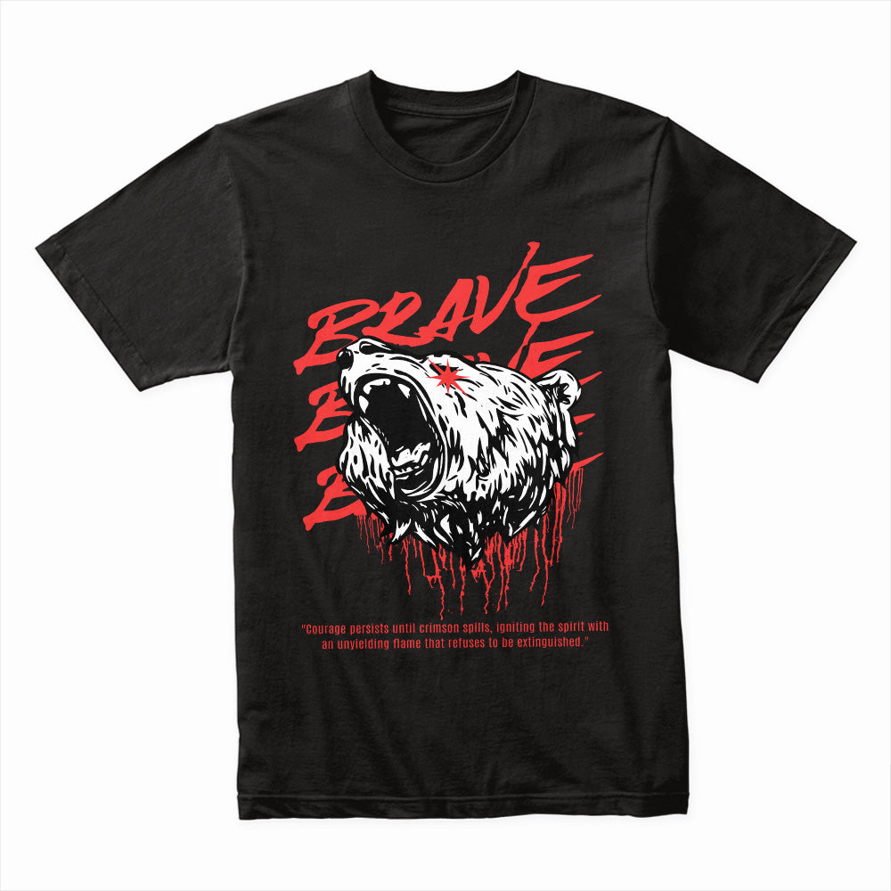 Brave Blood: Unyielding Spirit Bear Tee