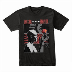 Crimson Gaze: Unusual Behavior Art Tee