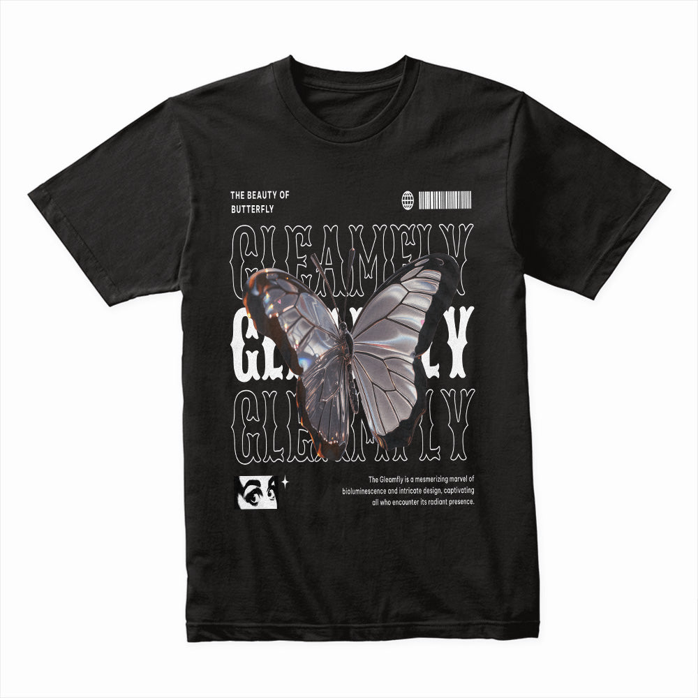Gleamily - Radiant Butterfly Aesthetic Tee