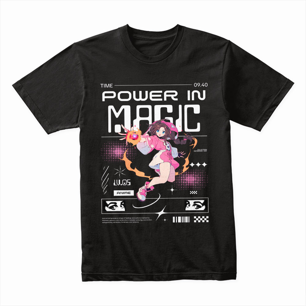 Arcane Pulse: Anime Magic Power Tee